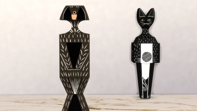 Sims 4 WOODEN DOLL CAT at Meinkatz Creations