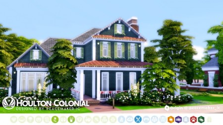 Houlton Colonial Farmhouse for the Family at Simsational Designs