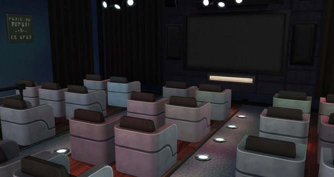 Sims 4 Étoile Montante cinema at Simsontherope