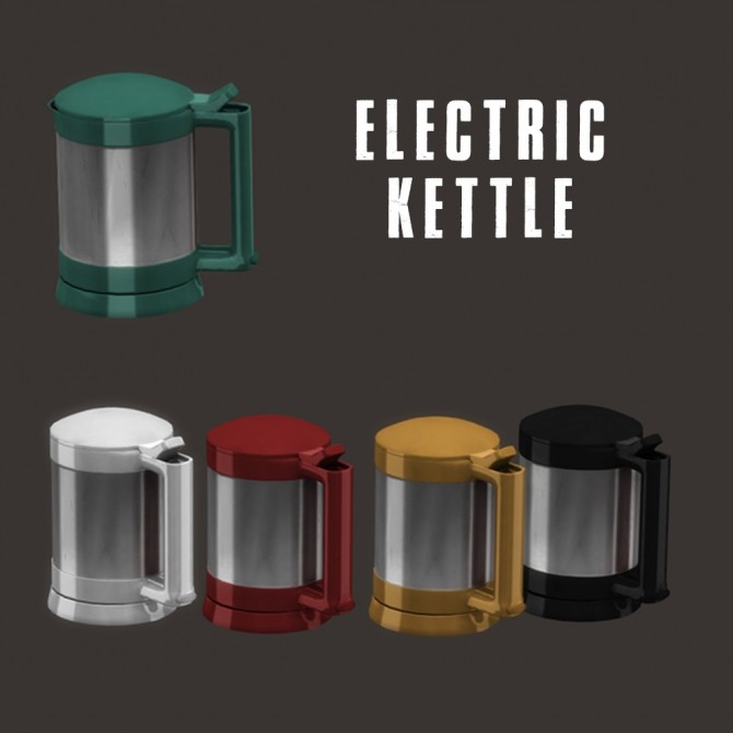 Sims 4 Electric Kettle at Leo Sims