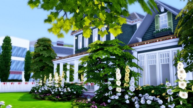 Sims 4 Houlton Colonial Farmhouse for the Family at Simsational Designs