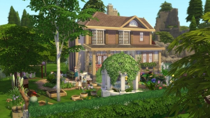 Sims 4 Tulipe house by SundaySims at Sims Artists