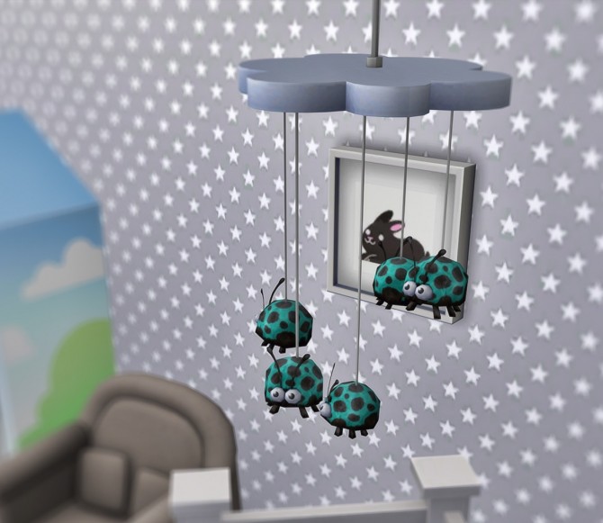 Sims 4 Sweet lullabies nursery set at RENORASIMS