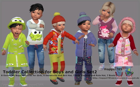 Toddler Collection for Boys and Girls Set 2 at Hoppel785