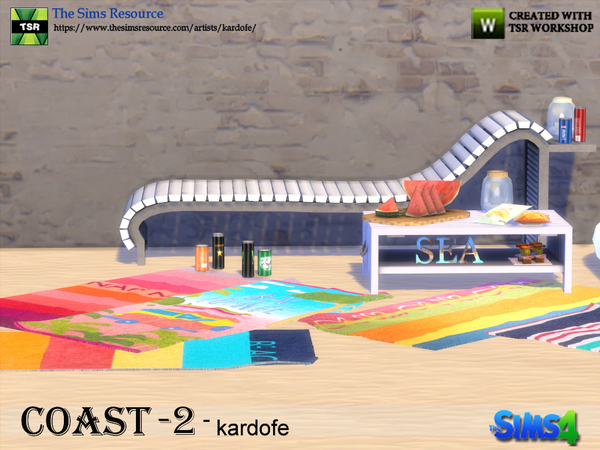 Sims 4 Coast 2 set by kardofe at TSR