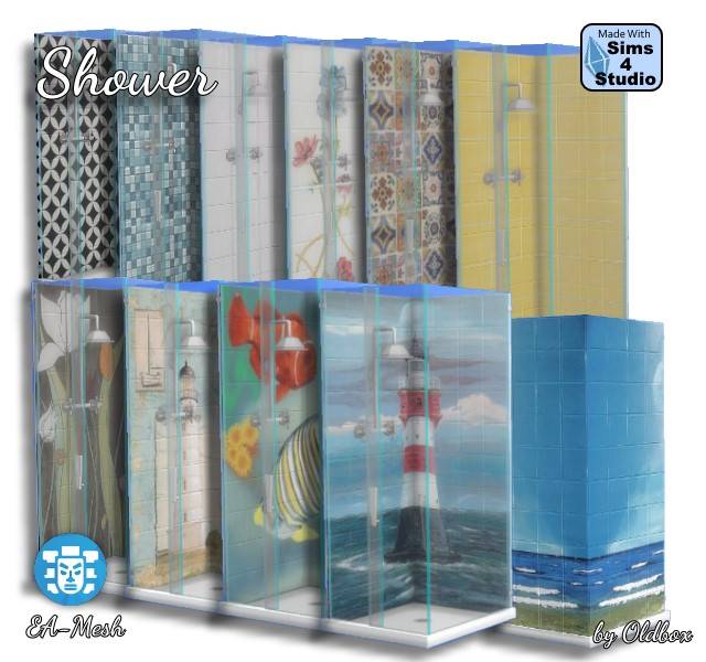 Sims 4 ShowerBox by Oldbox at All 4 Sims