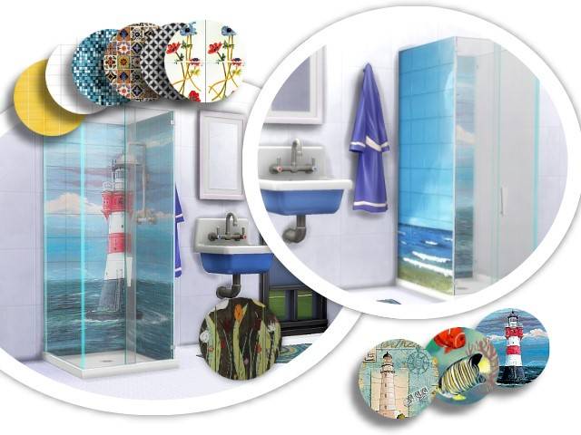 Sims 4 ShowerBox by Oldbox at All 4 Sims