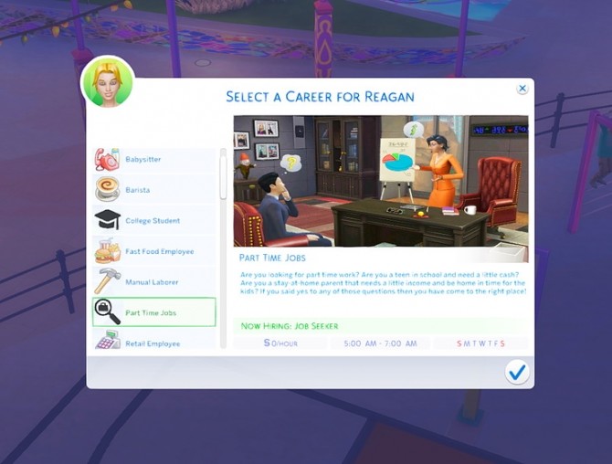 Sims 4 Part Time Jobs Bundle 1 at KAWAIISTACIE