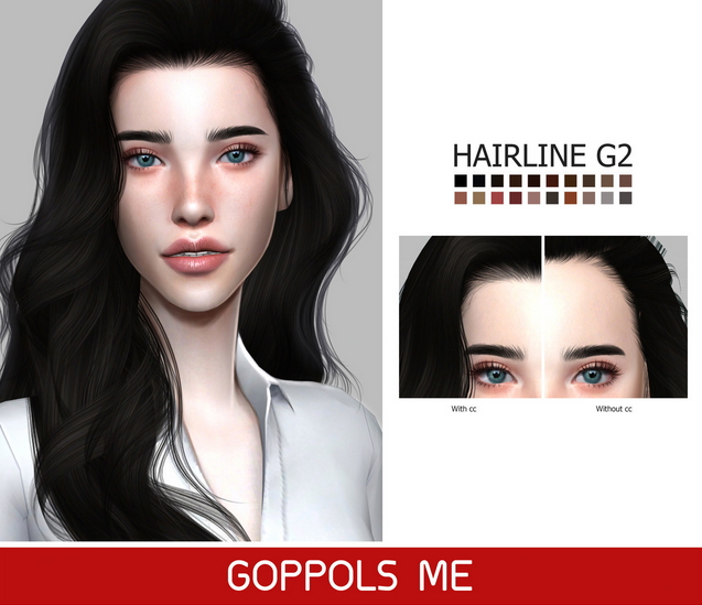 Sims 4 GPME Hairline G2 at GOPPOLS Me