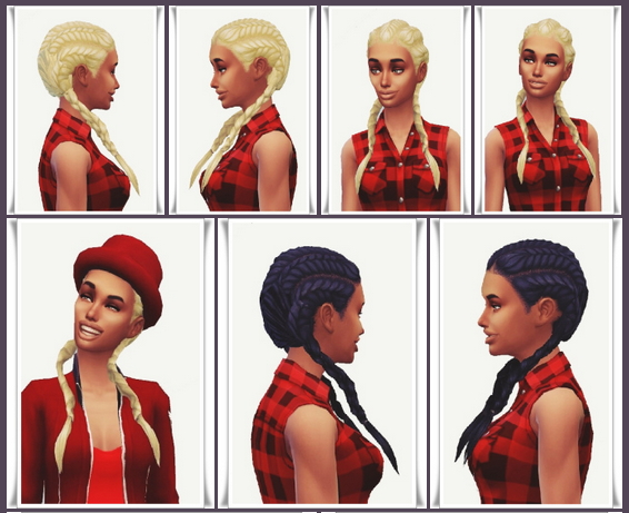 Sims 4 Lady’s PullBack Long Pigs at Birksches Sims Blog