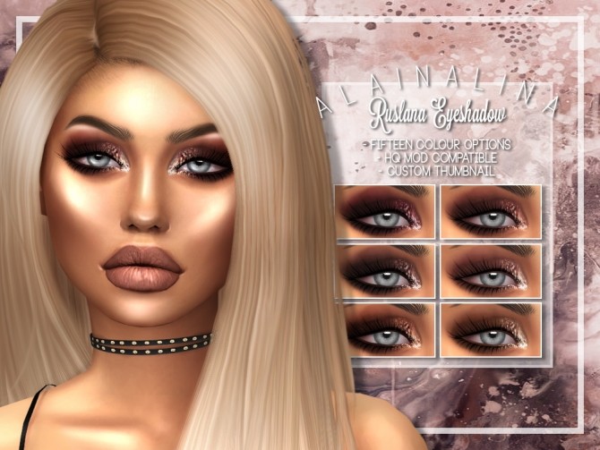 Sims 4 Ruslana Eyeshadow at AlainaLina