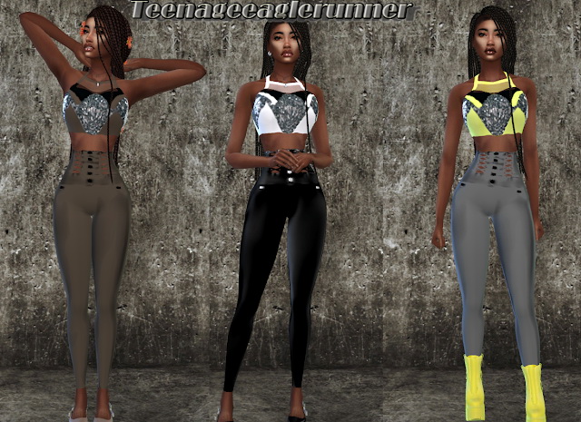 Sims 4 Monique Collection at Teenageeaglerunner