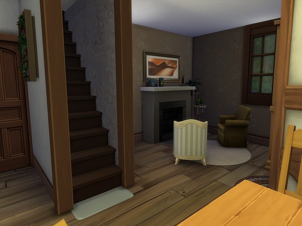 Sims 4 Tiny Windenburg House by CyberReb at TSR