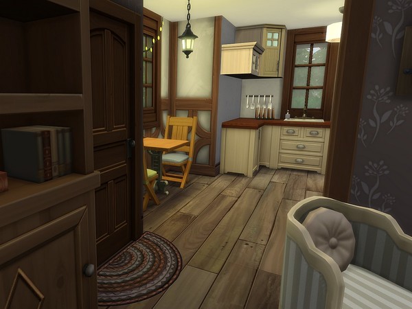 Sims 4 Tiny Windenburg House by CyberReb at TSR