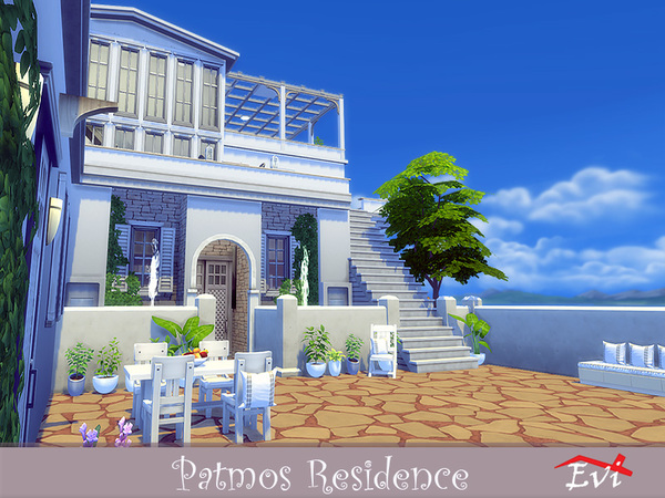 Sims 4 Patmos Residence by evi at TSR