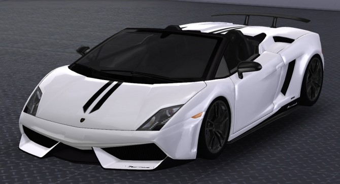Sims 4 2010 Lamborghini Gallardo LP 570 4 Spyder Performante at Tyler Winston Cars