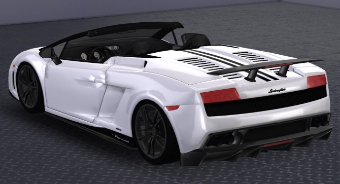 Sims 4 2010 Lamborghini Gallardo LP 570 4 Spyder Performante at Tyler Winston Cars