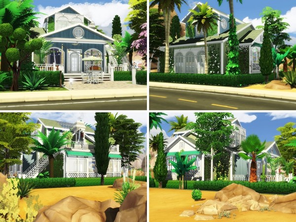 Sims 4 Palm View house by MychQQQ at TSR