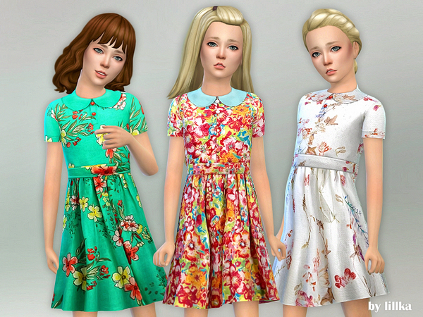 Sims 4 Designer Dresses Collection P114 by lillka at TSR