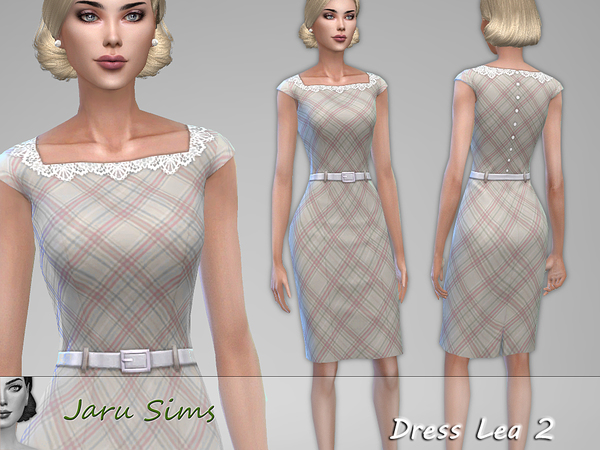 Sims 4 Dress Lea 2 by Jaru Sims at TSR