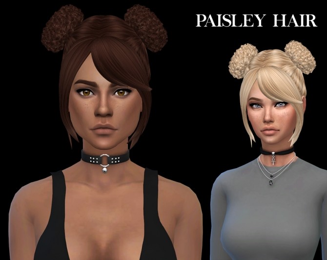 Sims 4 Paisley hair at Leo Sims