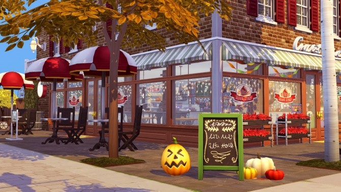 Sims 4 Bakery & Spooky Store at Jenba Sims