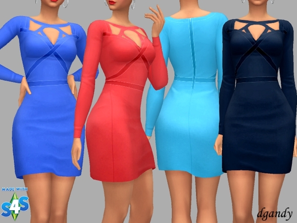 Sims 4 Beth dress by dgandy at TSR