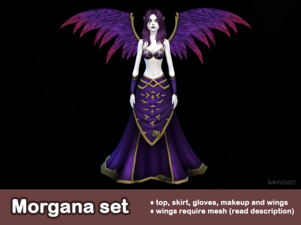 Sims 4 Morgana Set by Lavoieri at TSR