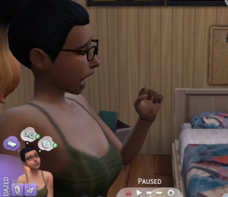 Sleepiness Is Not Uncomfortable by GothyPanda at Mod The Sims