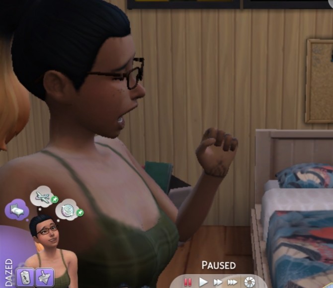 Sims 4 Sleepiness Is Not Uncomfortable by GothyPanda at Mod The Sims