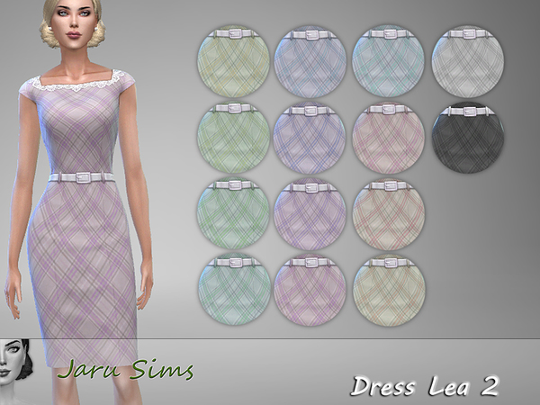 Sims 4 Dress Lea 2 by Jaru Sims at TSR