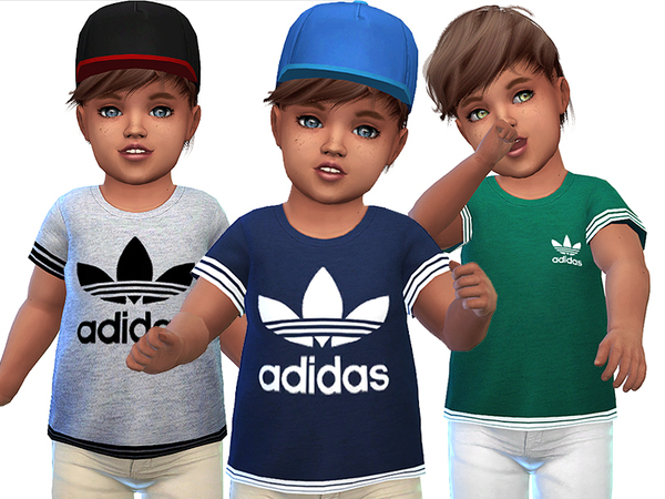 Tees For Toddlers by Pinkzombiecupcakes at TSR » Sims 4 Updates
