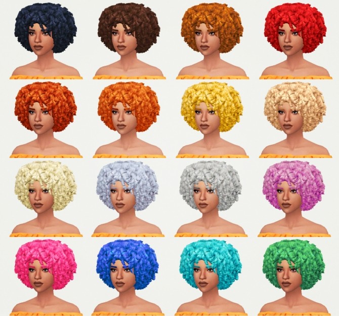 Sims 4 Britt hair at KotCatMeow