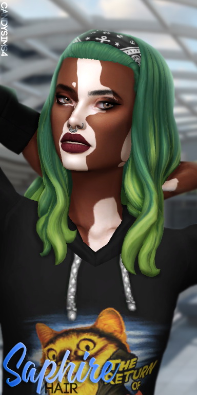 Sims 4 SAPHIRE HAIR at Candy Sims 4