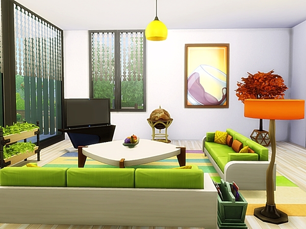 Sims 4 ECO villa by Danuta720 at TSR
