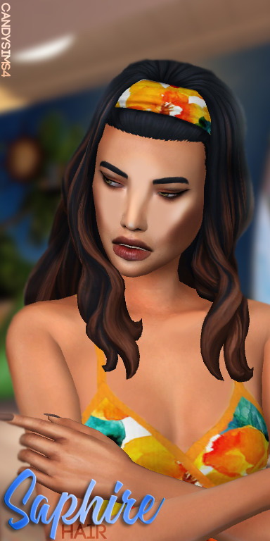 Sims 4 SAPHIRE HAIR at Candy Sims 4