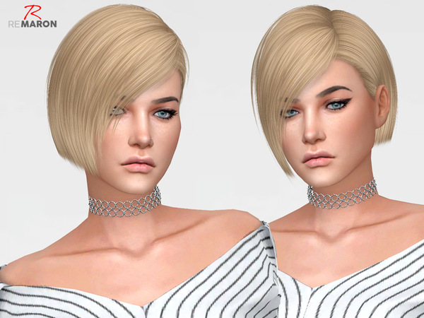 Sims 4 Danger Hair Retexture by remaron at TSR