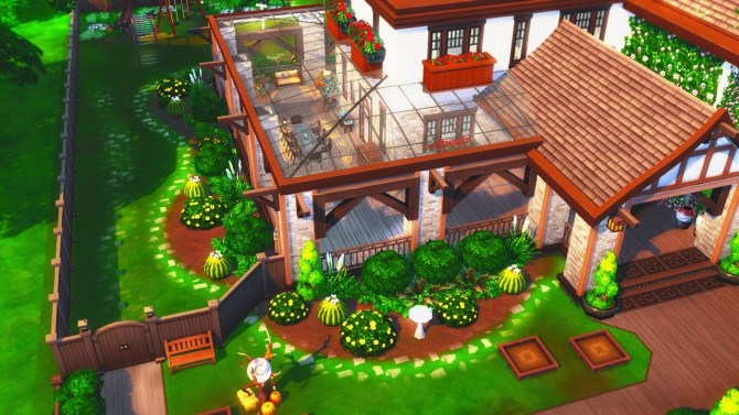 Sims 4 WILLOWBROOK HOUSE at BERESIMS