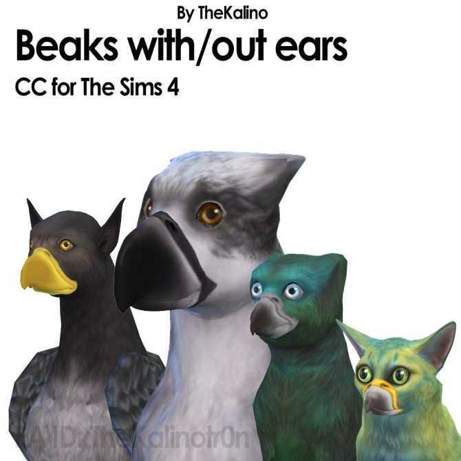 Sims 4 Beaks for pets at Kalino