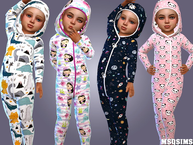 Sims 4 Toddler Pyjama Collection 01 at MSQ Sims