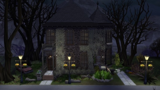 Sims 4 Abandoned House #1 at MODELSIMS4