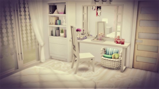 Sims 4 Pure White room at Agathea k