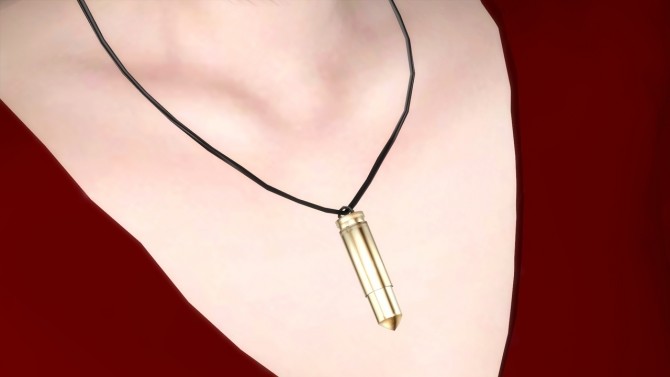 Sims 4 Bullet Necklace at PW’s Creations