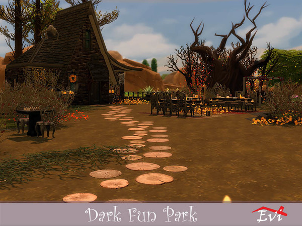 Sims 4 Dark Fun Park by evi at TSR