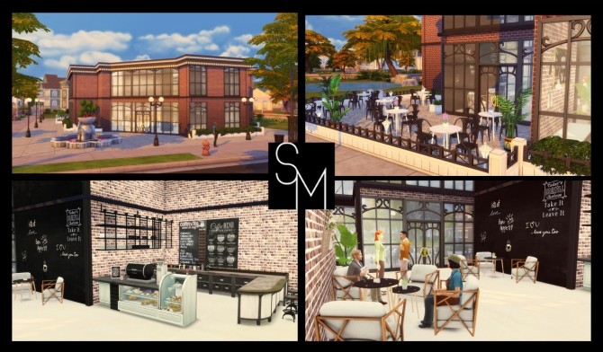 Sims 4 Morning Delight Cafe & Bakery at Simming With Mary