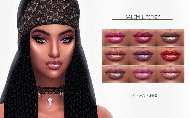 Sims 4 Salem Lipstick at FROST SIMS 4