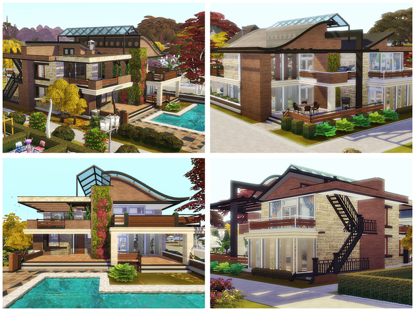 Sims 4 Tina house by Danuta720 at TSR