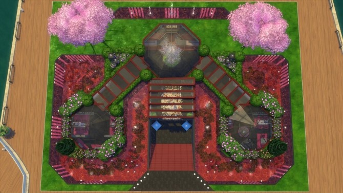 Sims 4 Insomnia Restaurant no CC by aramartir at Mod The Sims