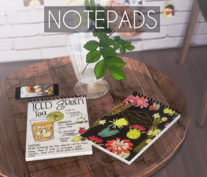 Sims 4 Notepads at Descargas Sims