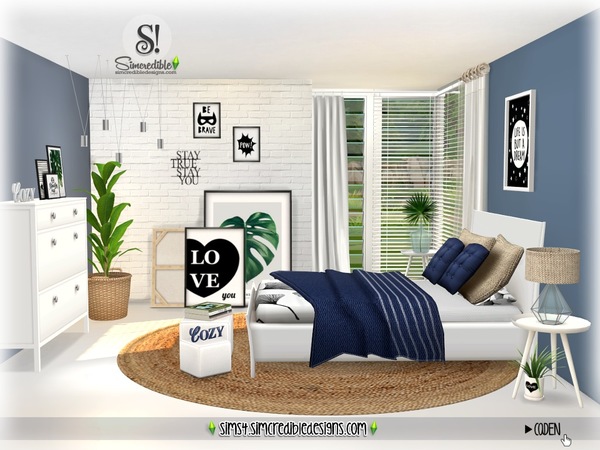 Sims 4 Caden Bedroom by SIMcredible at TSR